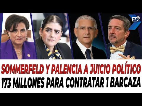 EN VIVO  Sommerfeld y Palencia a juicio político | 173 millones para contratar 1 barcaza.
