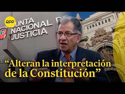 Sobre investigación a la JNJ: El Congreso tiene competencia, afirma Óscar  Urviola