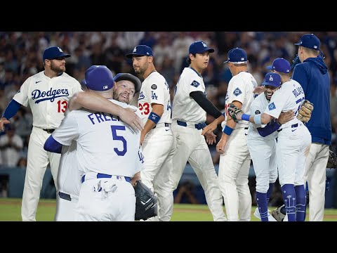 THE DEFENDING WORLD SERIES CHAMPS HEAD BACK TO THE POSTSEASON ‼️ (Final 3 outs, Kershaws reaction )