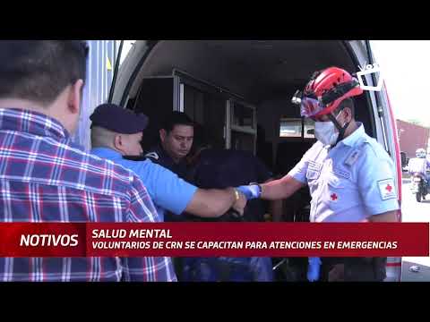 Cruz Roja Nicaragüense realiza capacitación sobre la salud mental