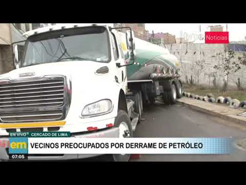 Derrame de petróleo en Cercado de Lima