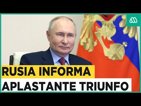 Rusia informa aplastante triunfo electoral de Putin