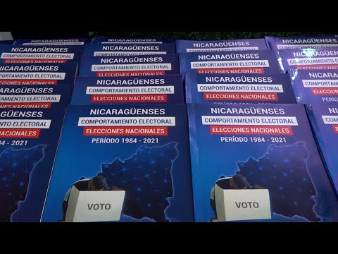 M&R consultores presenta el libro: Nicaragüenses, comportamiento electoral - elecciones nacionales