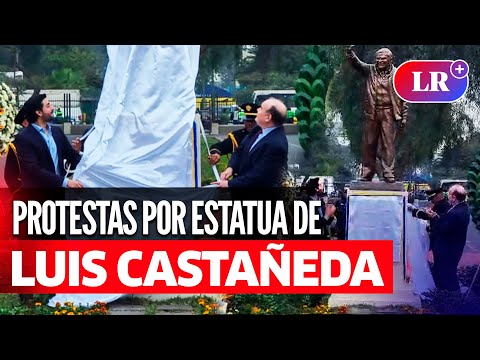 MUNICIPALIDAD DE LIMA devela estatua de LUIS CASTAÑEDA LOSSIO | #LR