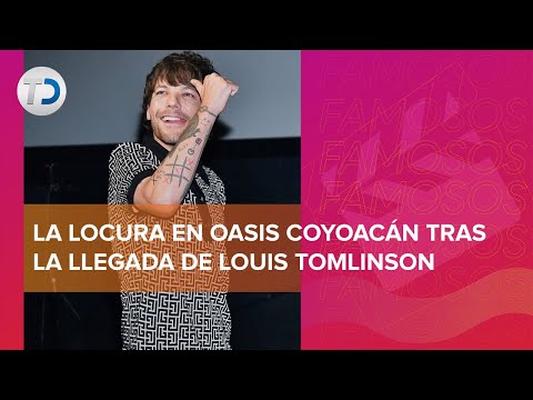 Louis Tomlinson llega a Oasis Coyoacán; fans mantienen abarrotada la plaza