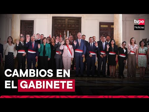 Presidenta Boluarte tomó juramento a seis nuevos ministros de Estado