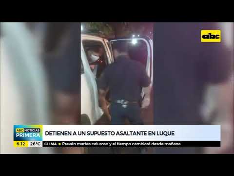 Arrestan a un presunto “motochorro” en Luque