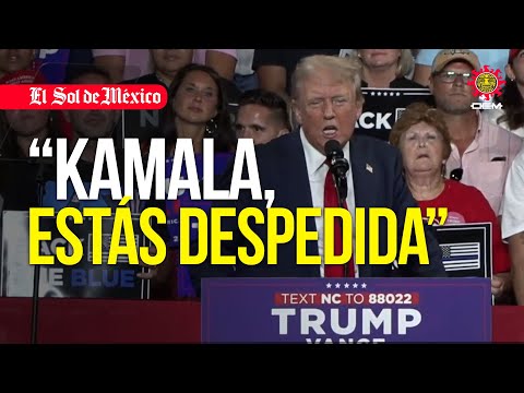 ¡Kamala, estás despedida!: Trump a la vicepresidenta Harris tras la salida de Joe Biden