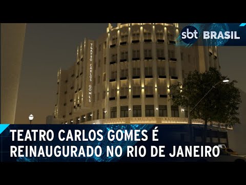 Após quase dois anos de reforma, Teatro Carlos Gomes será reinaugurado | SBT Brasil (01/07/24)