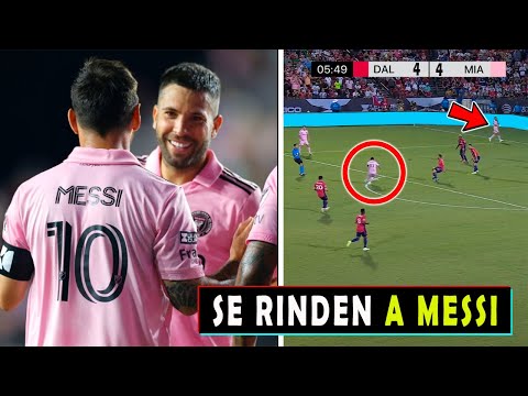 ASI REACCIONA PRENSA EUROPEA a DOBLETE GOLES de MESSI INTER de MIAMI vs DALLAS 4-4