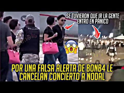 A CHRISTIAN NODAL le SUSPENDIERON el CONCIERTO POR UNA FALSA ALERTA DE BONB4 EN ECUADOR