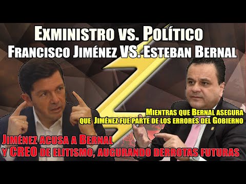 Exministro Jiménez acusa a Bernal y CREO de elitismo, augurando derrotas futuras