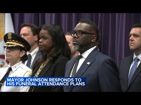Johnson addresses controversy over plans to attend Officer Huesca's funeral against family's wishes