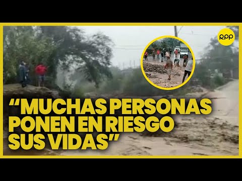 Huaicos en Perú: Gobierno regional envió maquinarias de apoyo para los afectados  en Santa Eulalia