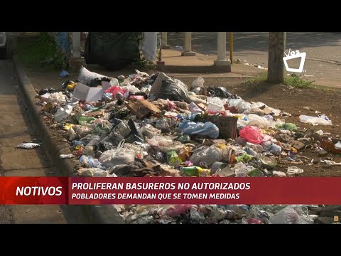 Perduran los basureros no autorizados en Managua