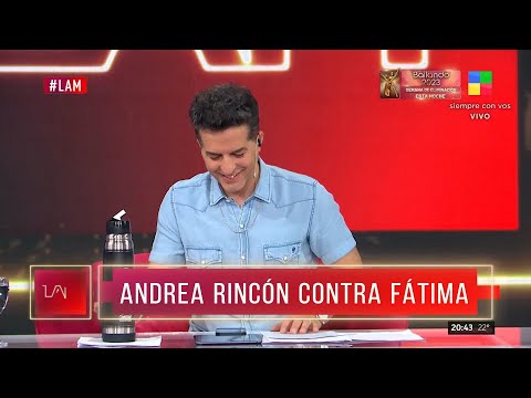Andrea Rincón apuntó contra Fátima Florez