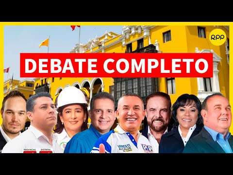 Lima 2022: Candidatos hablan tras debate electoral para la alcaldía | EN VIVO