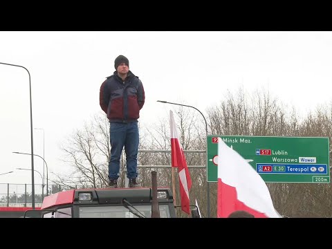 Pologne : les agriculteurs mobilisés pour protester contre les importations d'Ukraine | AFP Images