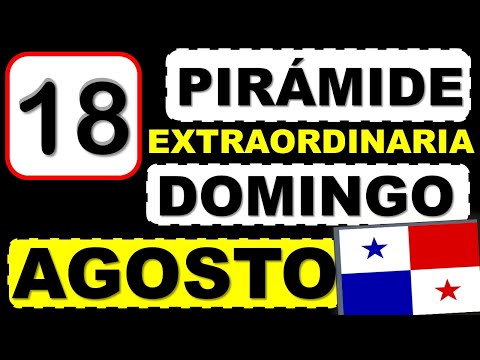 Pirámide de la Lotería de Panamá para el Extraordinaria Domingo 18 Agosto 2024 Decenas Suerte Hoy