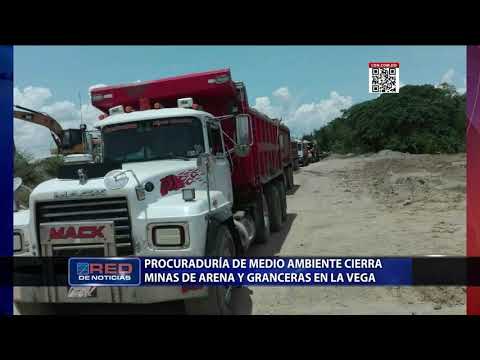 Procuraduría de Medio Ambiente cierra minas de arena y granceras en La Vega