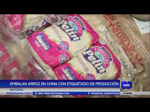 Embalan arroz en China con etiquetado de produccio?n nacional