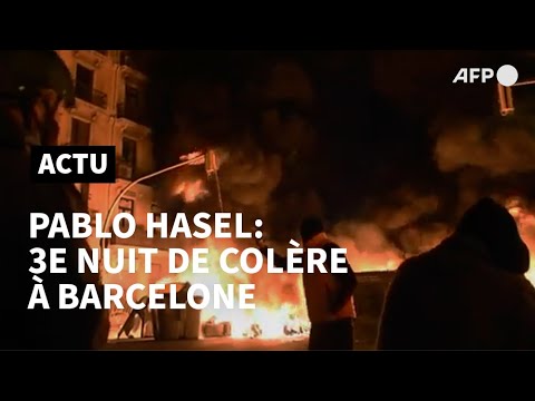 Barcelone : la jeunesse en colère après l'incarcération du rappeur Pablo Hasel | AFP