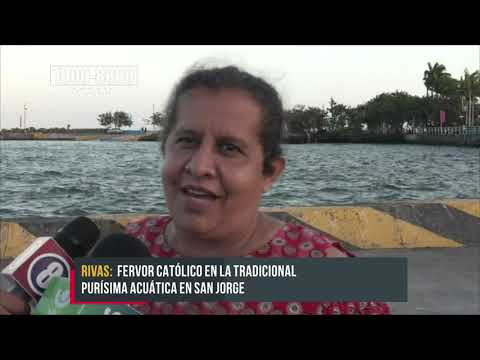 Purísima acuática se convierte un referente turístico de San Jorge, Rivas - Nicaragua