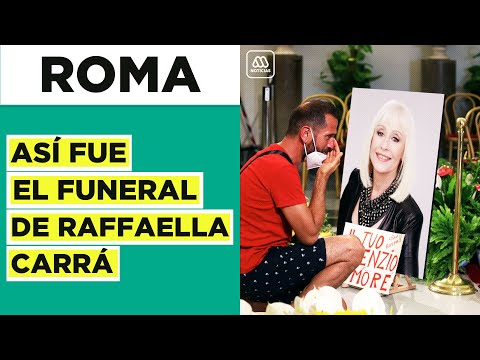 Raffaella Carrá: Masiva despedida tras funeral en Roma
