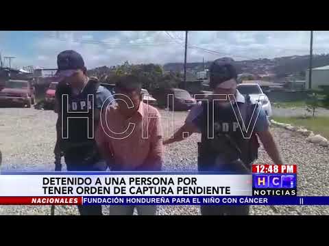 Con dos órdenes de captura pendiente capturan a joven en Santa Rosa de Copán