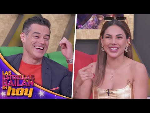 Tefi y Juan Ángel recuerdan los obstáculos y accidentes que superaron en Las Estrellas Bailan en Hoy