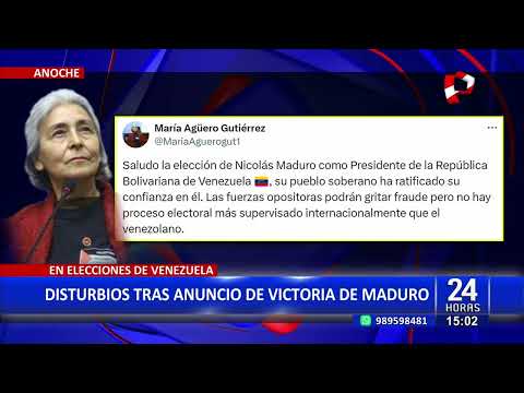 Fernando Marcelo cuestiona a María Agüero por defender fraude en Venezuela: ¿En qué mundo vive?