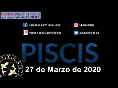 Horóscopo Diario - Piscis - 27 de Marzo de 2020