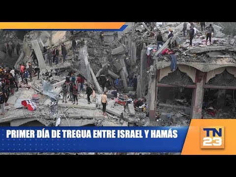 Primer día de tregua entre Israel y Hamás