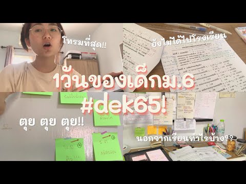 Vlog1วันของเด็กม.6dek65!