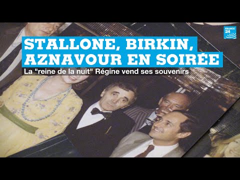 Stallone, Birkin, Aznavour en soirée : la reine de la nuit Régine vend ses souvenirs