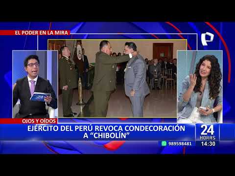 Andrés Hurtado: Ejército del Perú revoca condecoración a Chibolín