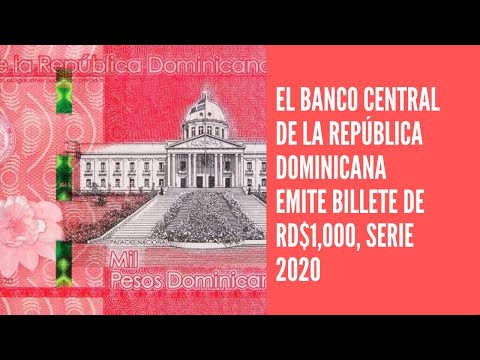 A partir de este lunes circulará en la República Dominicana nuevo billete de mil pesos