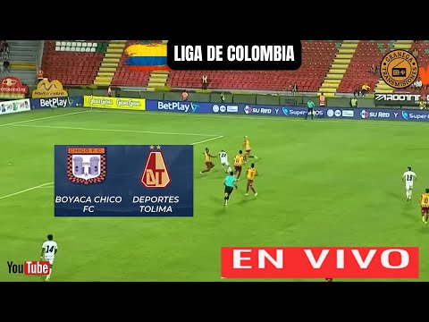 BOYACA CHICO VS TOLIMA EN VIVO POR GRANEGA  COLOMBIA 2024 - APERTURA - JORNADA 9