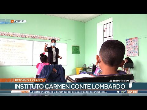 Más escuelas en Coclé están listas para iniciar clases presenciales