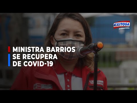 Ministra Rocío Barrios se viene recuperando tras dar positivo a prueba de covid-19