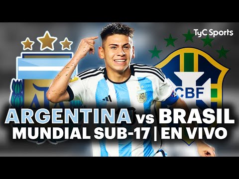 EN VIVO  ARGENTINA vs BRASIL | MUNDIAL SUB 17  ¡Juegan los pibes por TyC SPORTS! | Indonesia 2023