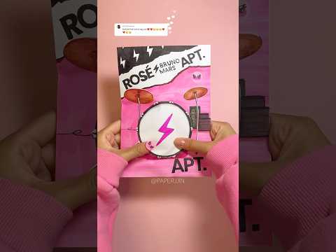 ROSE BRUNO MARS APT blind bag 로제 브루노마스 아파트 블라인드백 #apt #rose #brunomars #diy #papercraft #blackpink