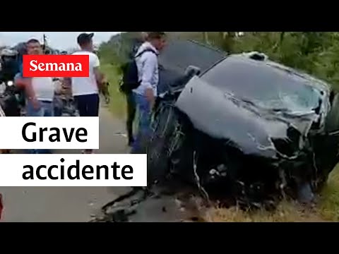 Aparatoso accidente múltiple vía Ciénaga-Barranquilla | Videos Semana