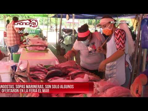 Feria del mar con precios accesibles al bolsillo de los nicaragüenses