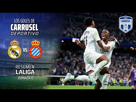 Remonta el Madrid con goles de Rodrygo, Vinicius y Mbappé | Goles del Real Madrid 4 - 1 Espanyol