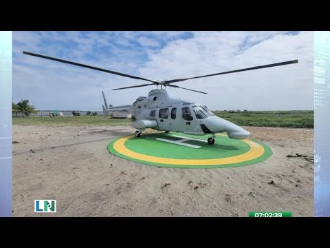 Helicóptero de la Armada se accidentó en Santa Elena