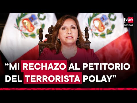 Presidenta Boluarte: “Ni un solo sol de los peruanos será para pagar a terroristas”