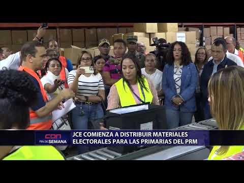 JCE comienza a distribuir materiales electorales para las primarias del PRM
