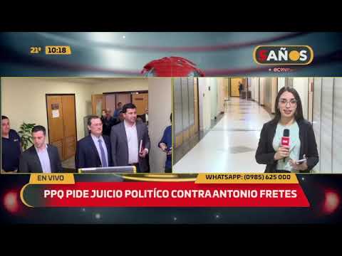 Patria Querida pide juicio politíco contra Antonio Fretes