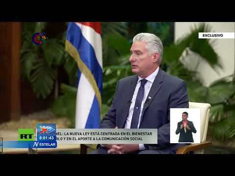 Presidente de Cuba concede entrevista a RT en Español